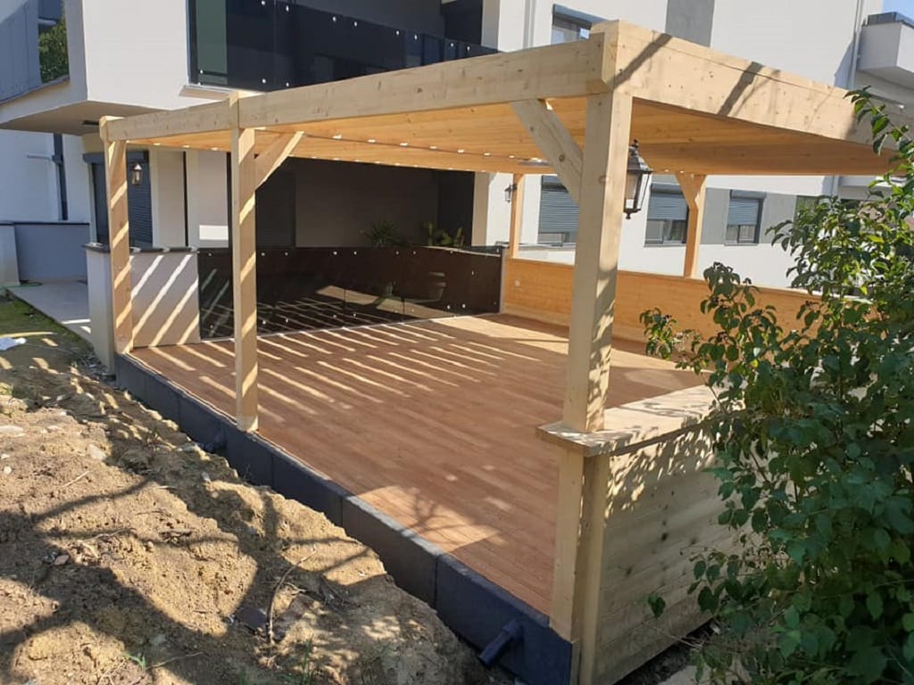 terrasse bois avec toiture terrasse bois avec toiture