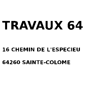 travaux 64 logo
